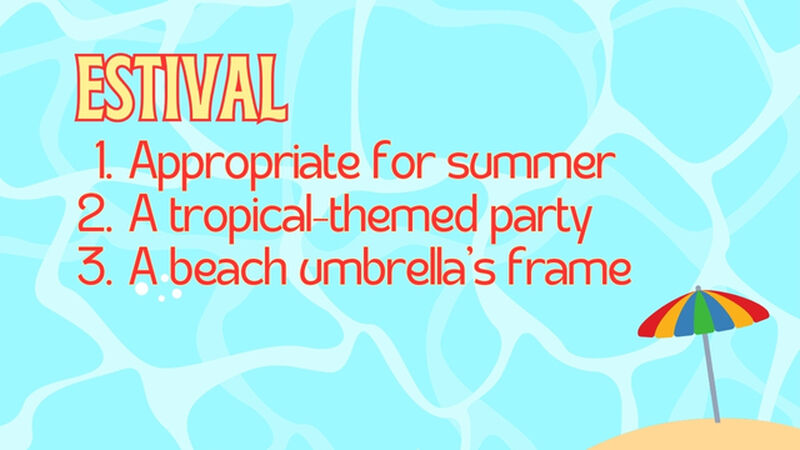 Weird Words Summer Edition